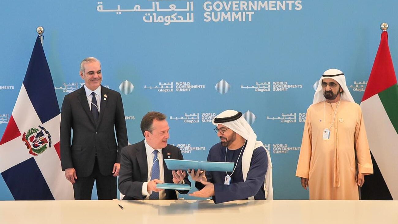 Su alteza Sheikh Mohammed bin Rashid Al Maktoum y el presidente Luis Abinader Corona acuerdan celebrar anualmente Diálogo Regional del World Governments Summit en República Dominicana