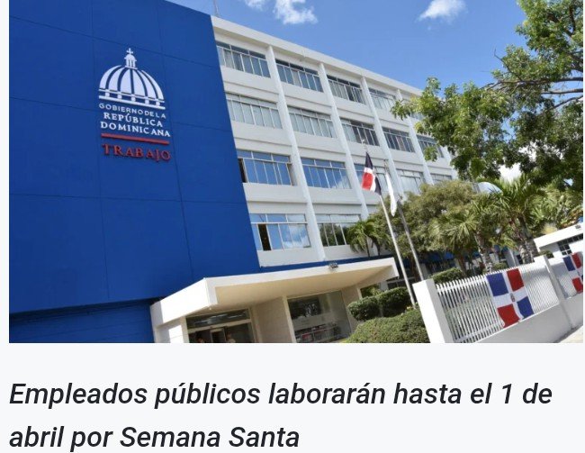 MAP emite disposición para empleados públicos por motivo de la Semana Santa 2026