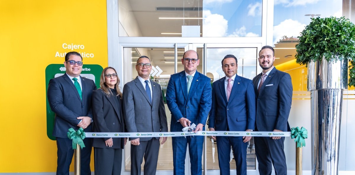Banco Caribe inaugura sucursal en Plaza Cuadra en Santo Domingo Este