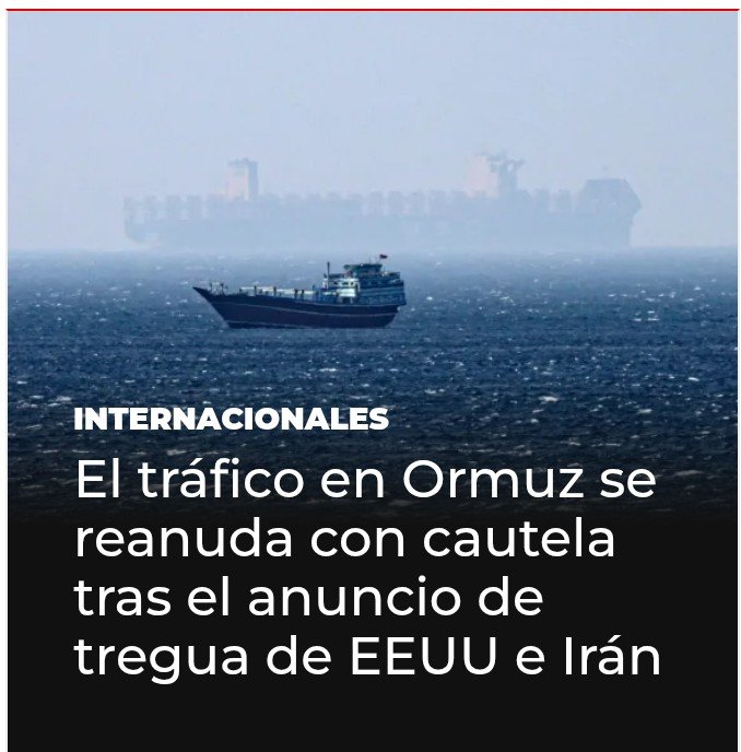 Ormuz vuelve a la vida: busque inician la marcha tras la tregua, pero el miedo persiste