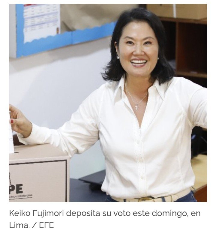 Perú define segunda vuelta: Keiko Fujimori lidera sondeos, pero la contienda sigue abierta