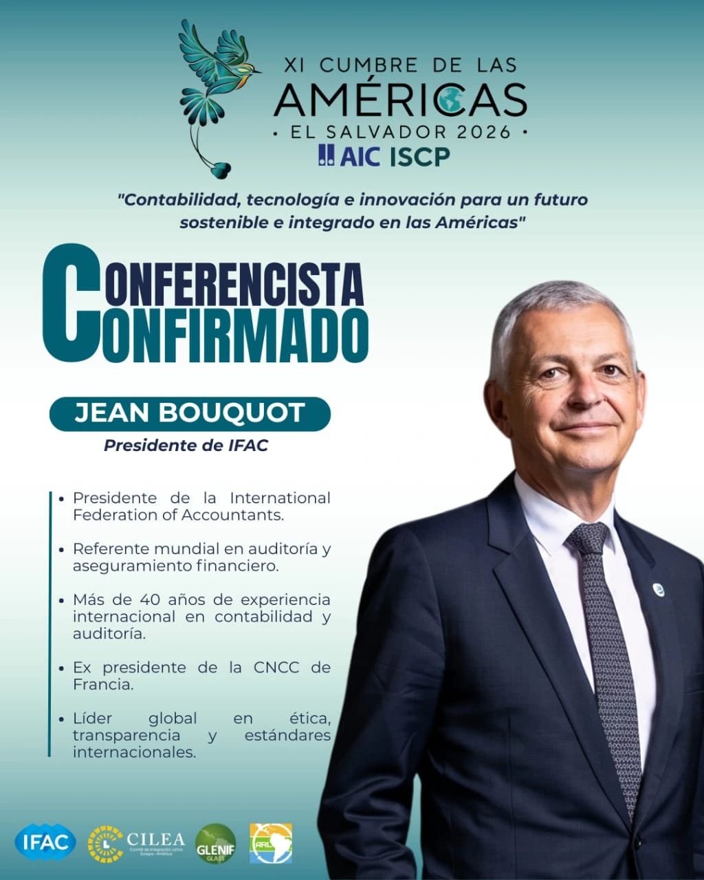 ISCP confirma participación de Jean Bouquot en la XI Cumbre de las Américas 2026