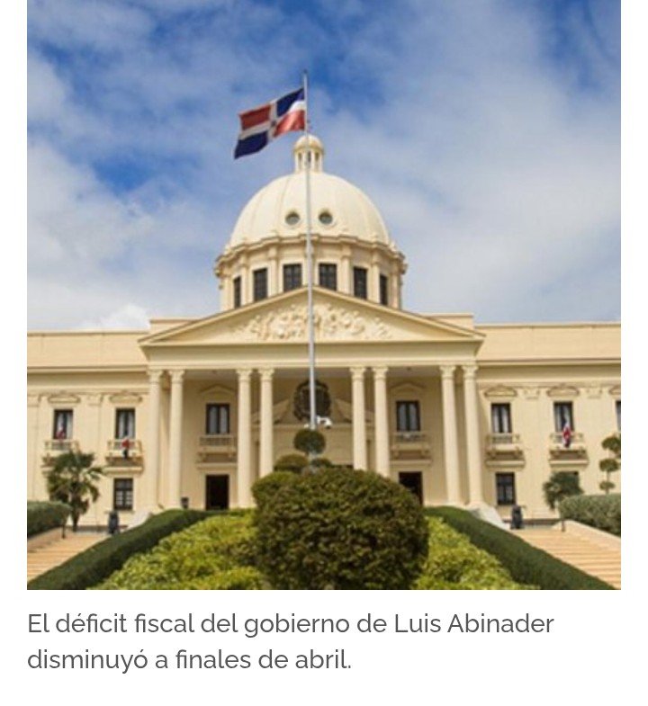 Déficit fiscal del gobierno dominicano alcanza RD$23,188.8 millones en el primer cuatrimestre