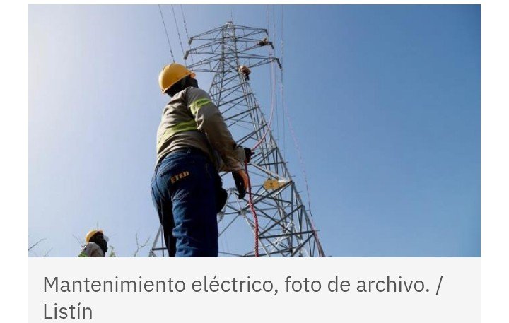 Interrupciones del servicio eléctrico por trabajos de mejora en el sistema nacional
